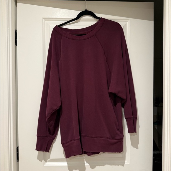 aerie Sweaters - Aerie Deep Maroon Crew Neck Sweater